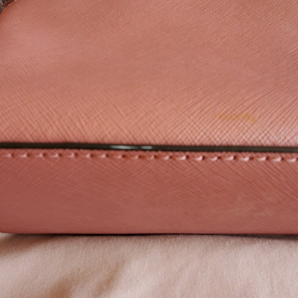 Michael Kors Emmy Dome Crossbody Bag in ROSE-GUC - Picture 6 of 6